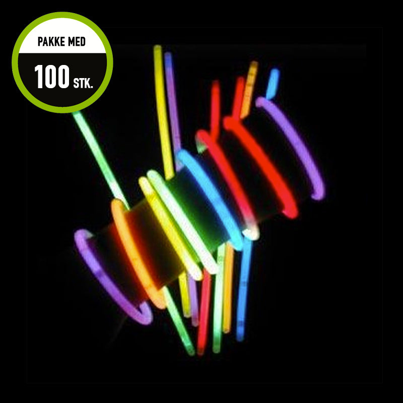 Pulsera de luz de crack 100 PC. (Colores mixtos)