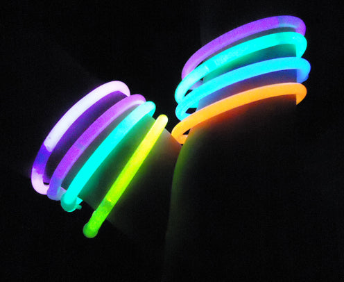 Pulsera de luz de crack 100 PC. (Colores mixtos)