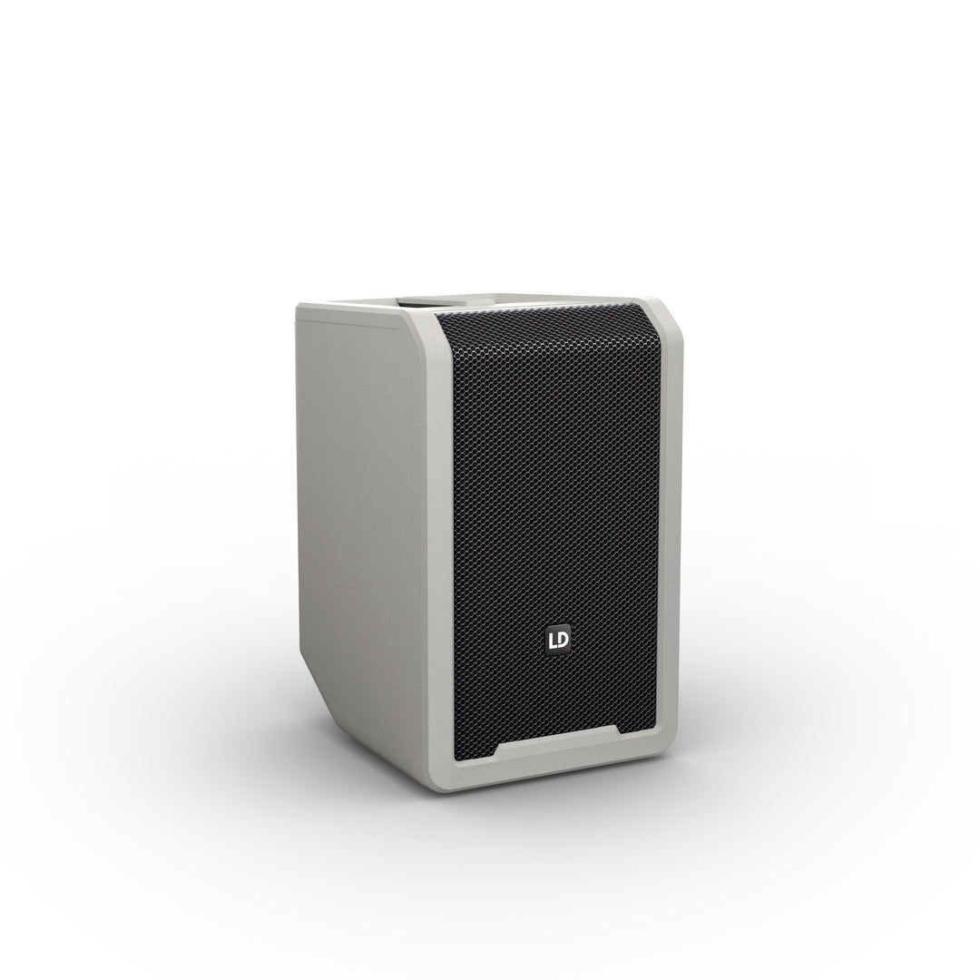 LD Systems ANNY® 8 G - Altavoz PA Bluetooth® portátil con batería con mixer, Gris Urban