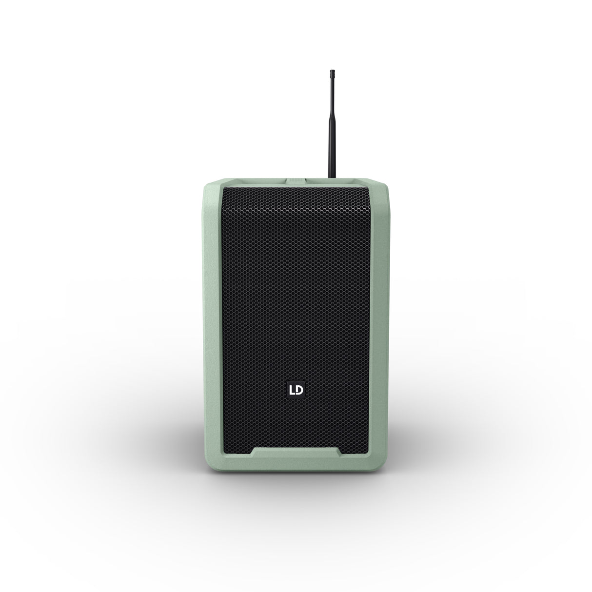 LD Systems ANNY® 8 HHD B6 GN - Altavoz PA portátil a batería con Bluetooth® con mixer y 1x micrófono inalámbrico de mano, verde aventura