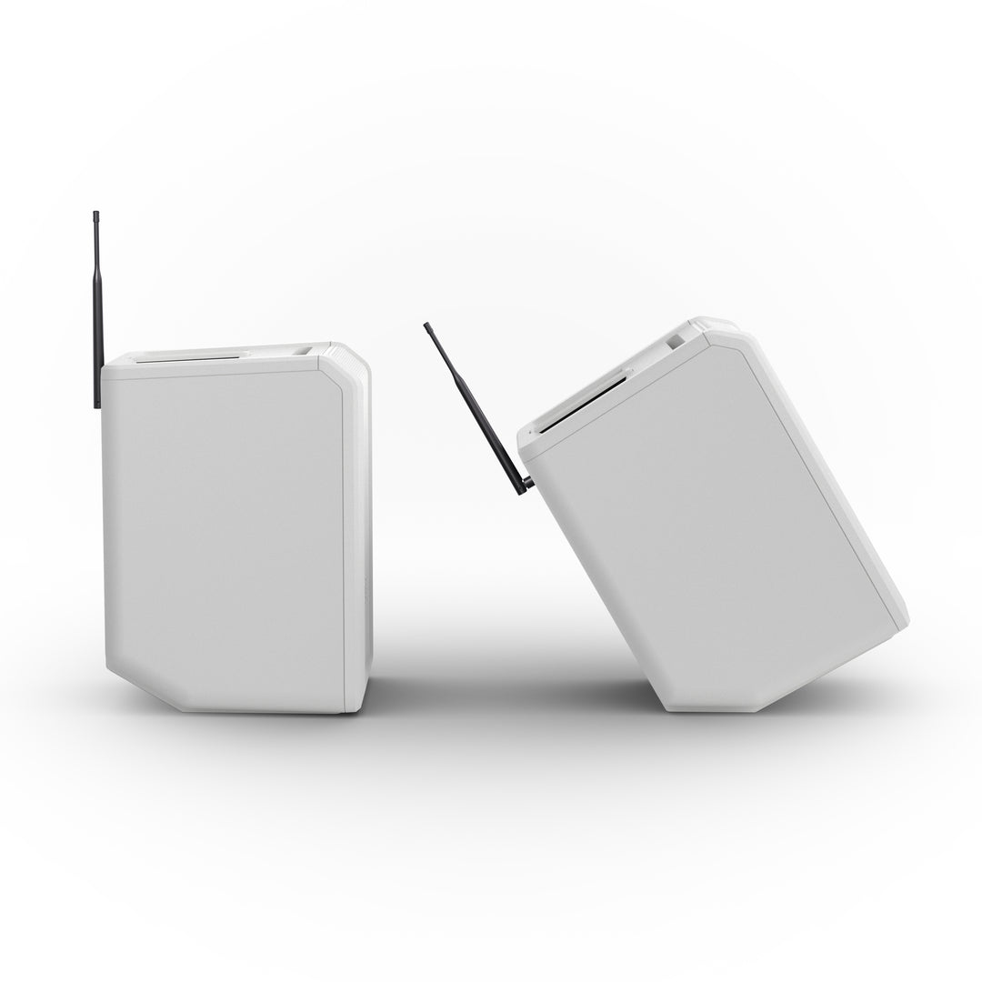 LD Systems ANNY® 8 HHD B8 W - Altavoz PA portátil a batería con Bluetooth® con mixer y 1x micrófono inalámbrico de mano, blanco puro