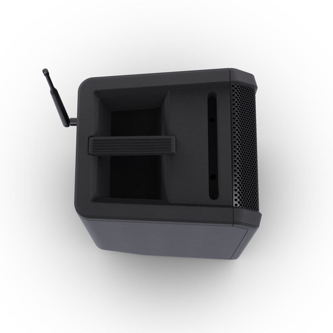 LD Systems ANNY® 8 HHD B8 - Altavoz PA portátil a batería con Bluetooth® con mixer y 1 x micrófono inalámbrico de mano, Black de escenario