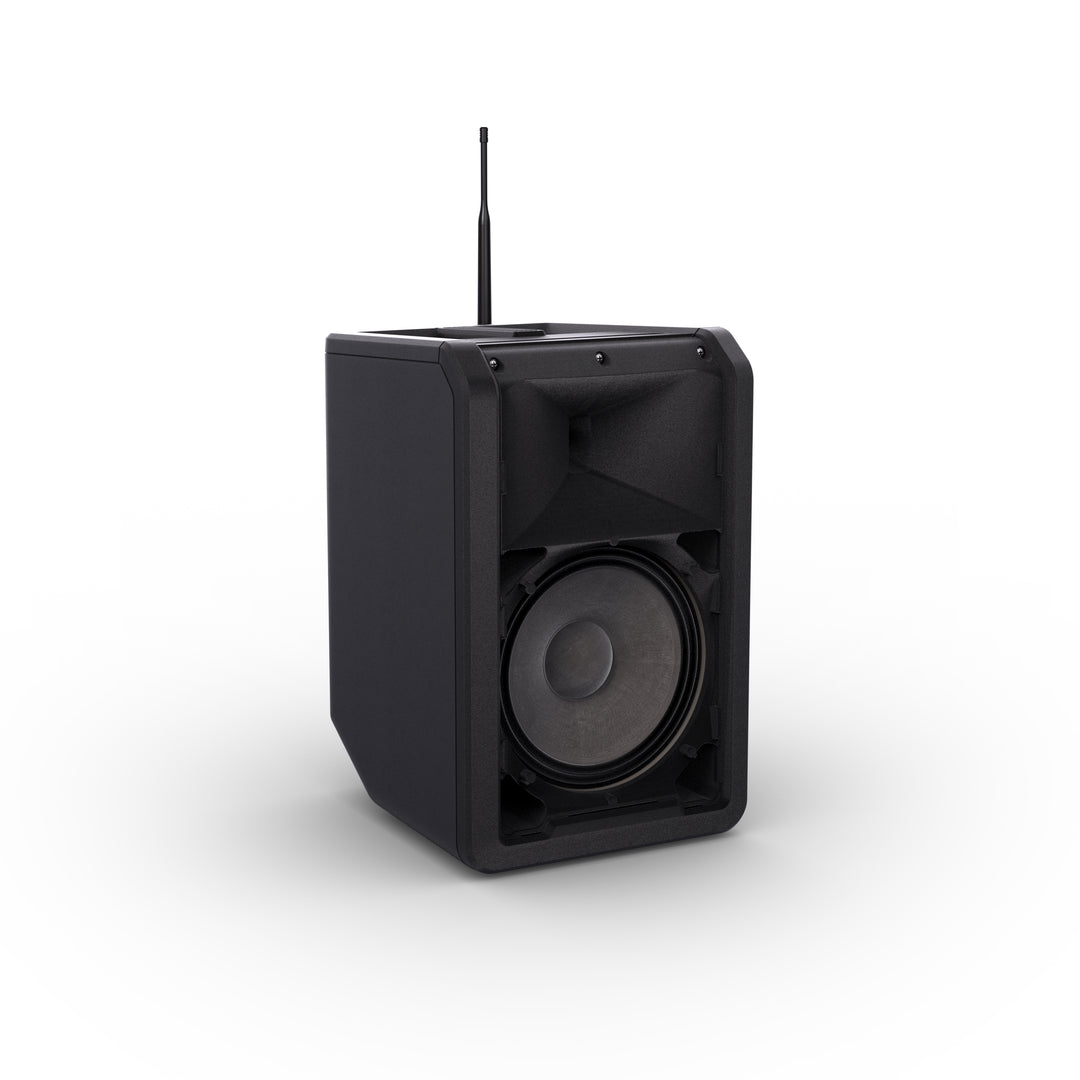 LD Systems ANNY® 8 HHD B8 - Altavoz PA portátil a batería con Bluetooth® con mixer y 1 x micrófono inalámbrico de mano, Black de escenario