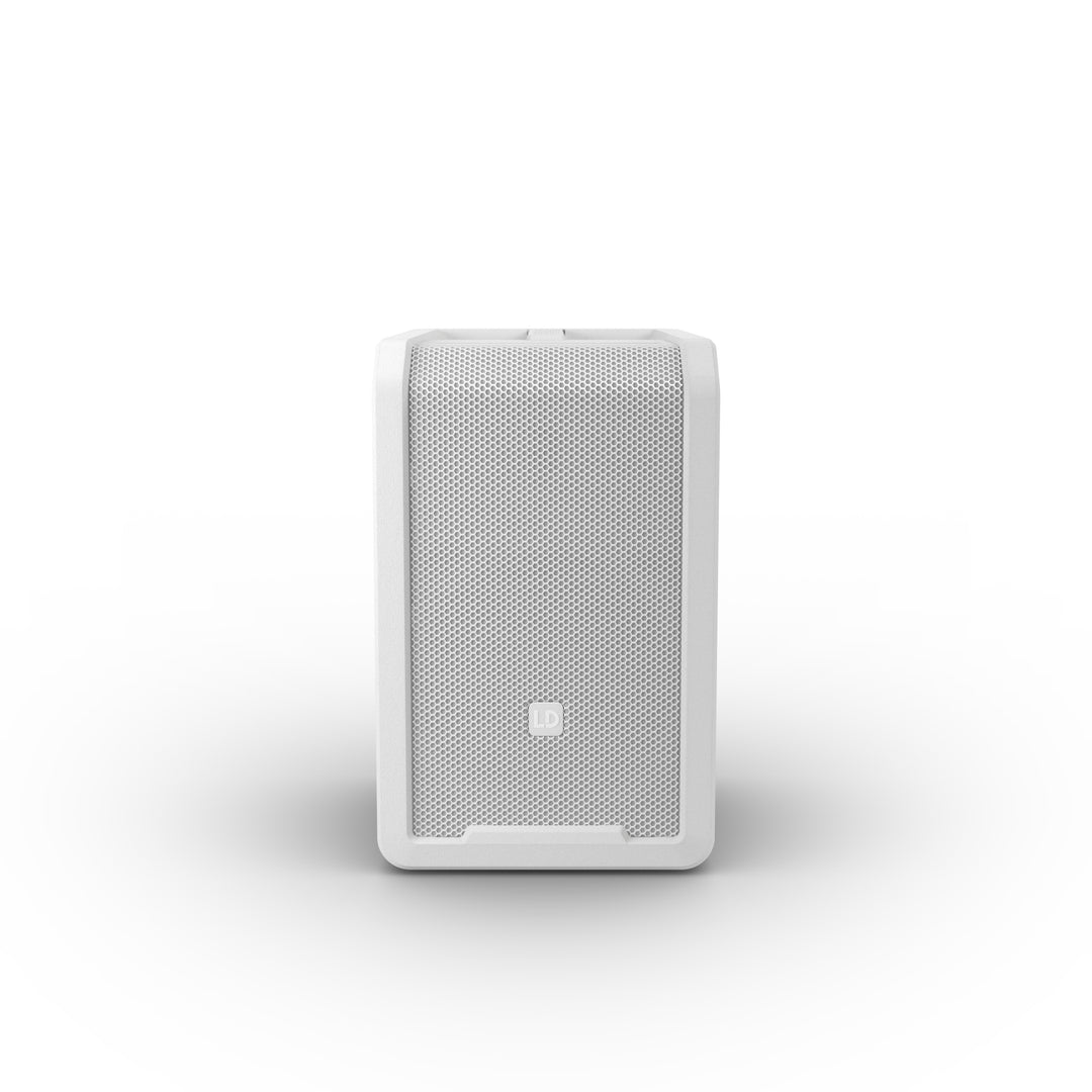 LD Systems ANNY® 8 W - Altavoz PA Bluetooth® portátil con batería con mixer, blanco puro