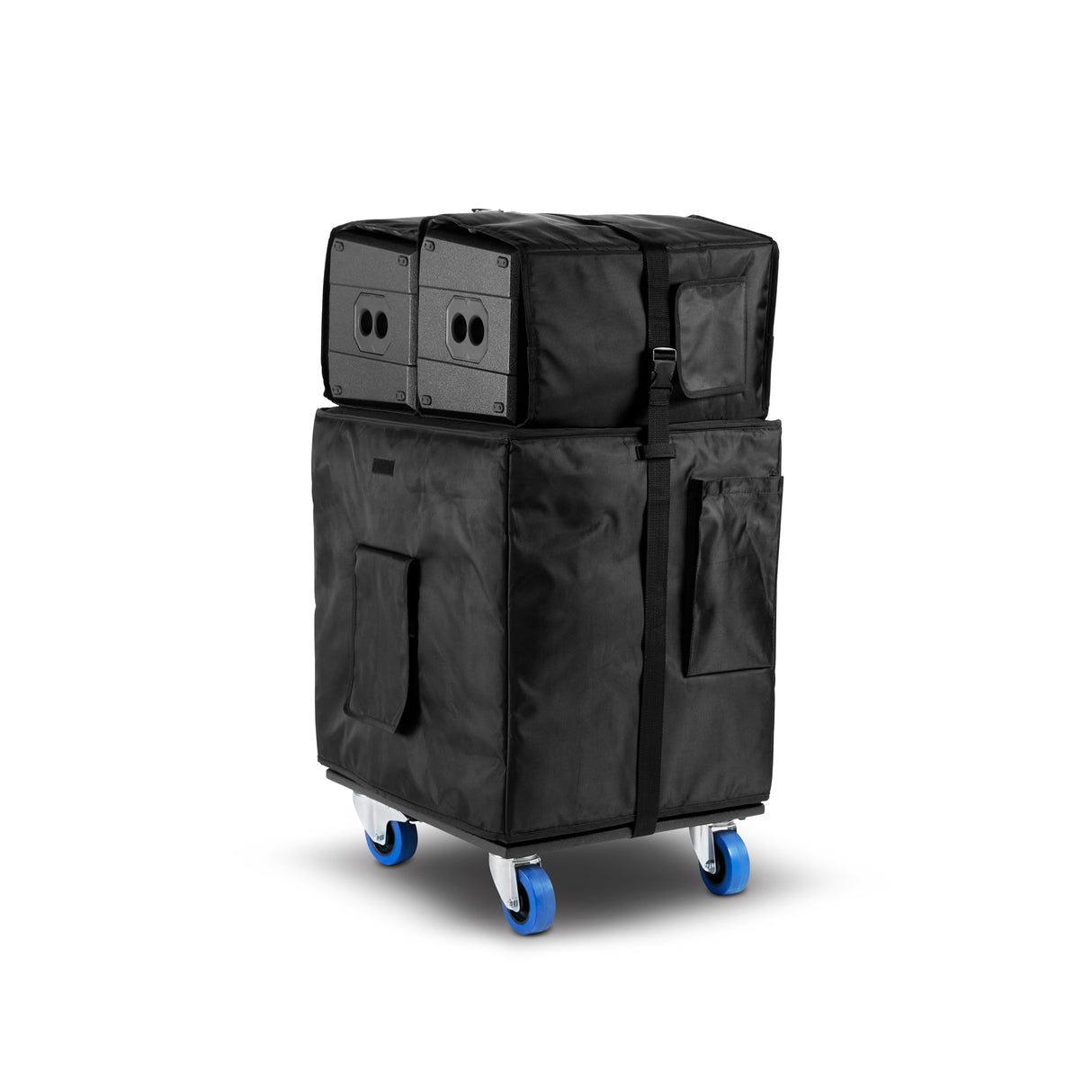 LD Systems DAVE 15 G4X BAG SET - Set de transporte con plataforma con ruedas y funda protectora para DAVE 15 G4X