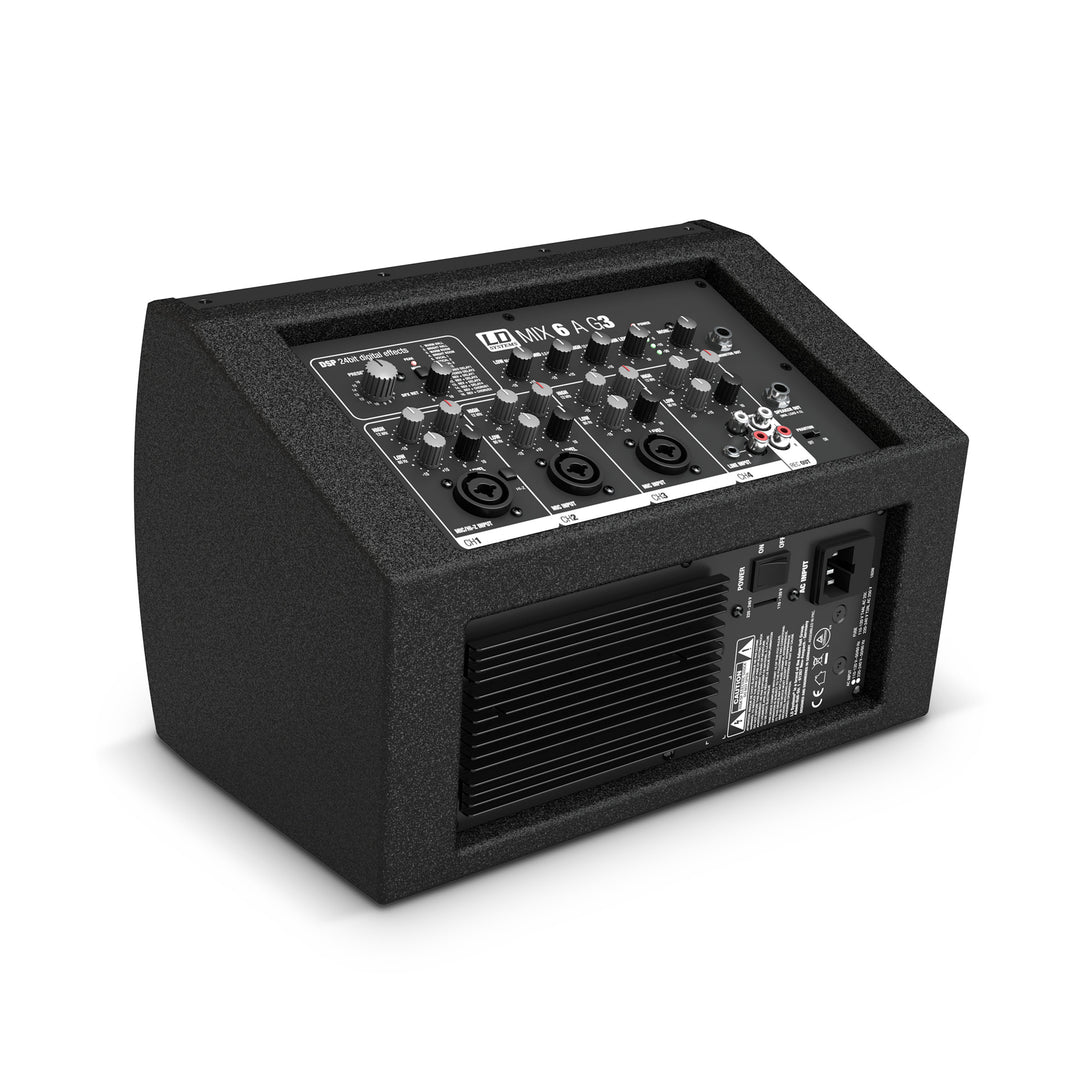 LD Systems MIX 6 A G3 - Altavoz activo de 2 vías con mixer integrado de 4 canales