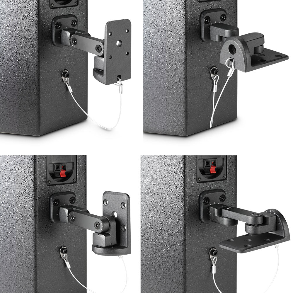 LD Systems SAT 442 G2 - 4 x 4" altavoz de instalación pasivo, negro