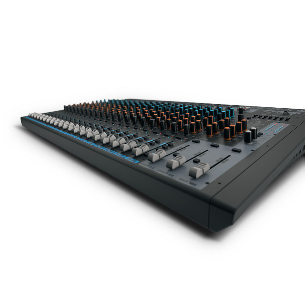 LD Systems VIBZ 24 DC - Consola de mezcla de 24 canales con DFX y compresor
