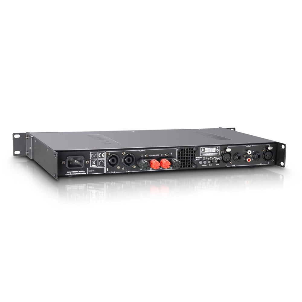 LD Systems XS 200 - Amplificador de Potencia (2x50W, 8 Ohm)