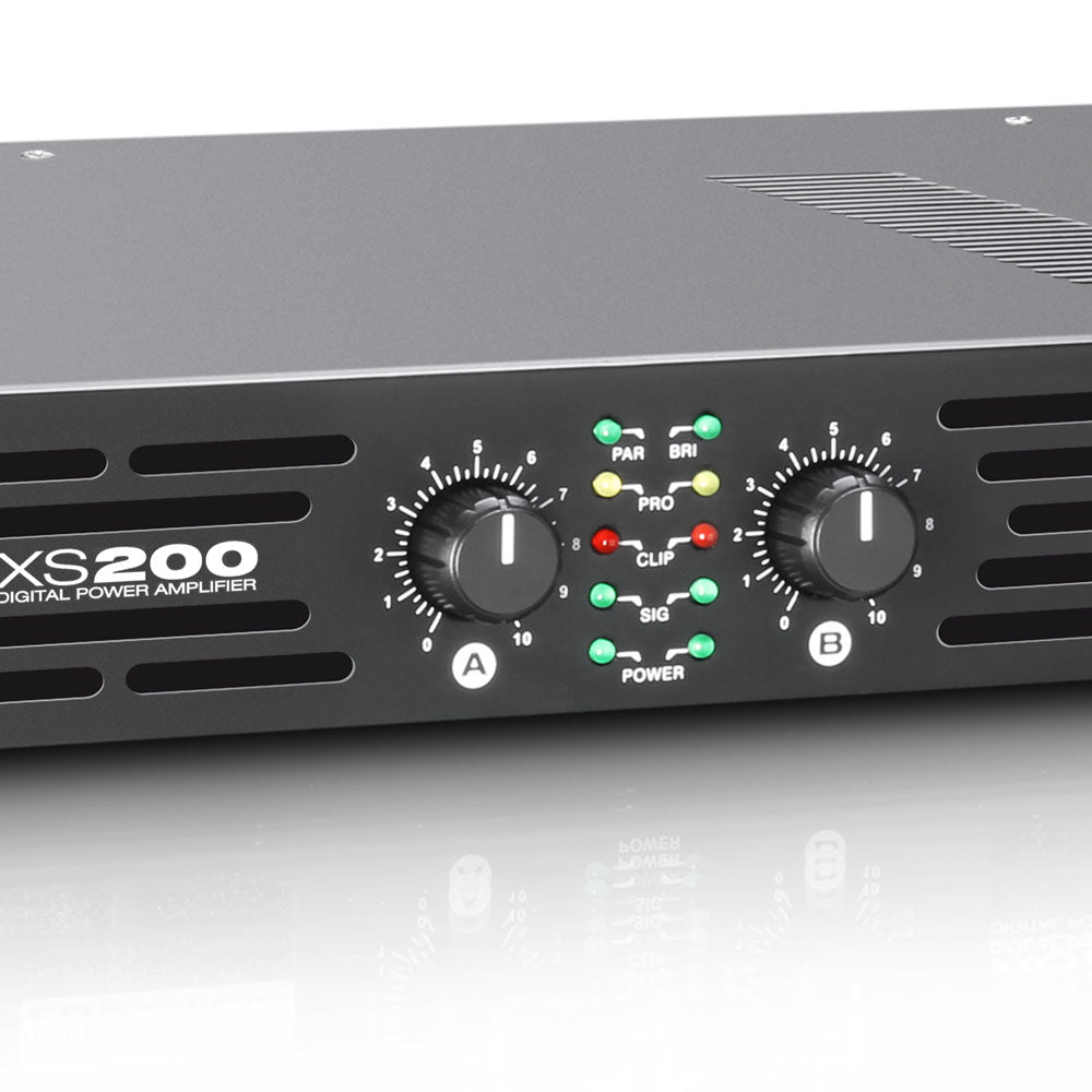 LD Systems XS 200 - Amplificador de Potencia (2x50W, 8 Ohm)