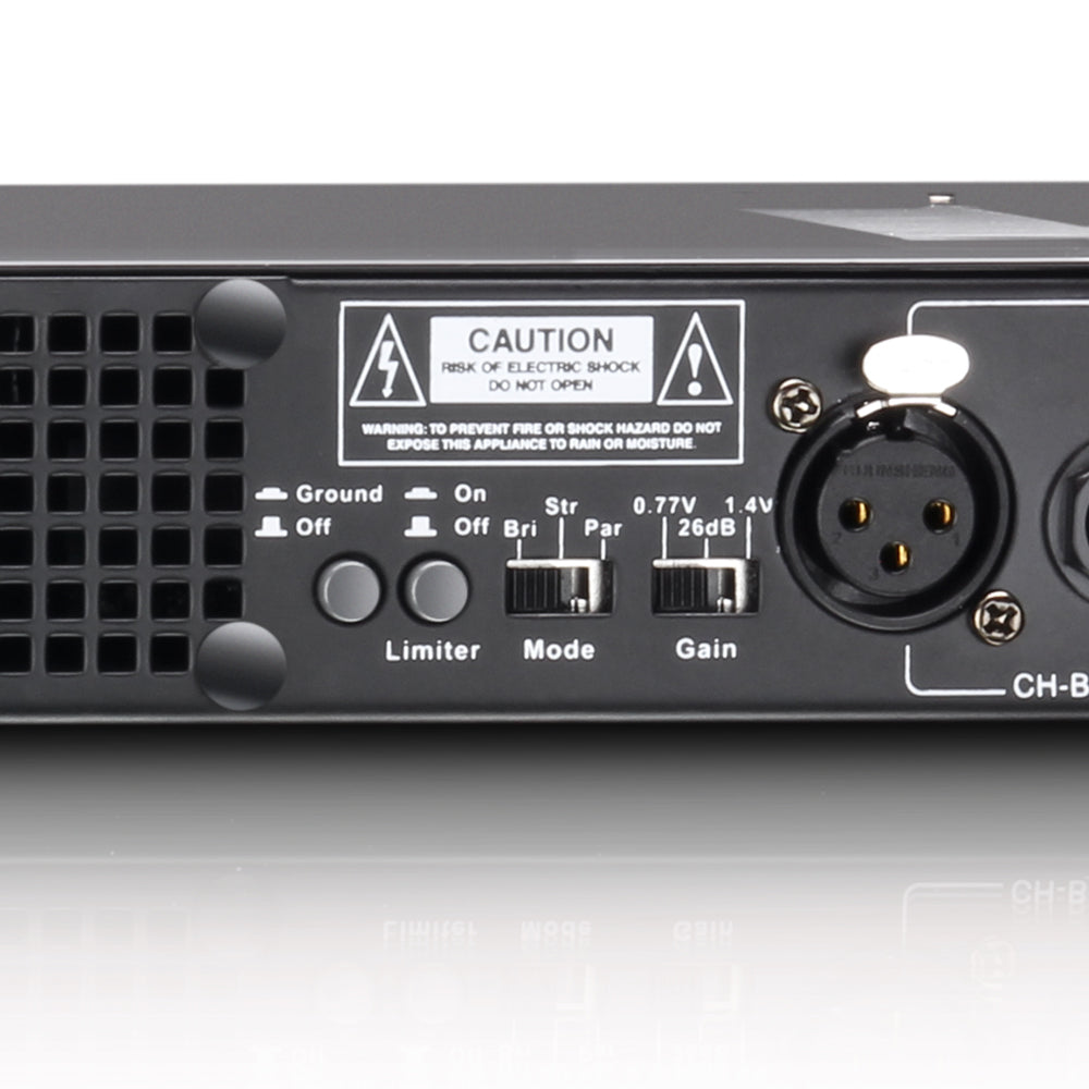 LD Systems XS 200 - Amplificador de Potencia (2x50W, 8 Ohm)