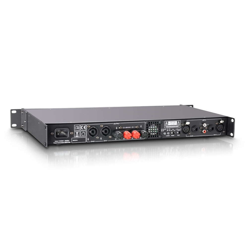 LD Systems XS 700 - Amplificador de Potencia (2x200W, 8 Ohm)