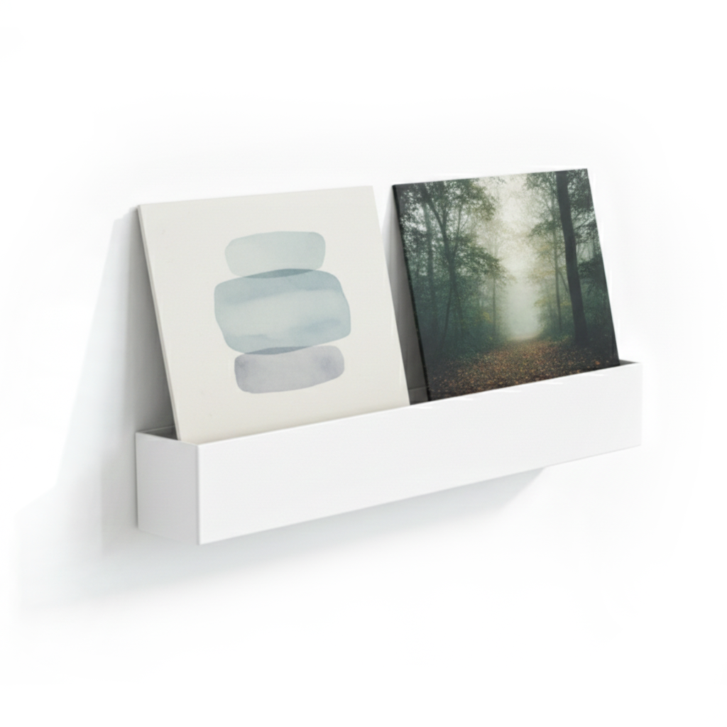 Studio 57 Vinyl Display doble de pared (blanco)
