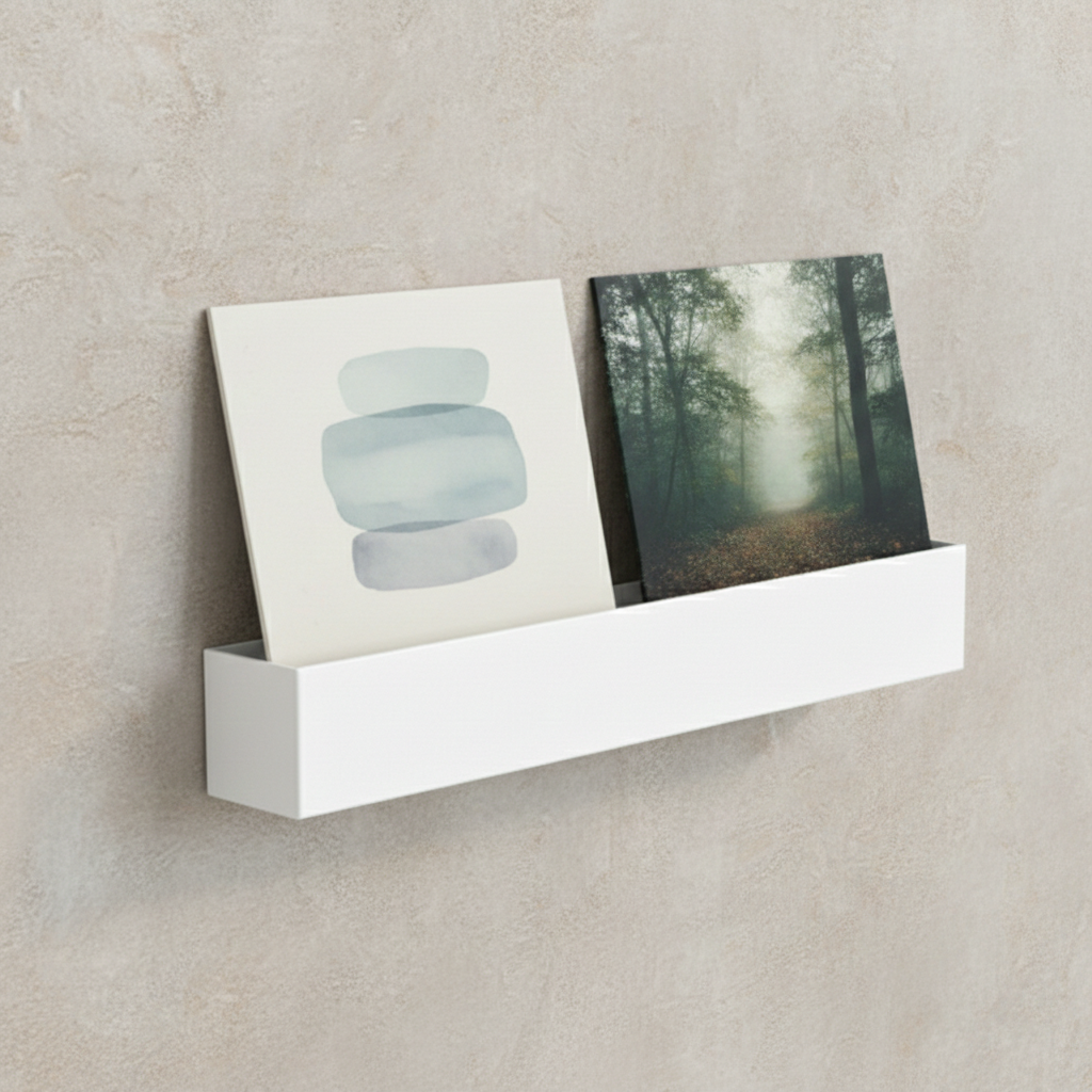 Studio 57 Vinyl Display doble de pared (blanco)