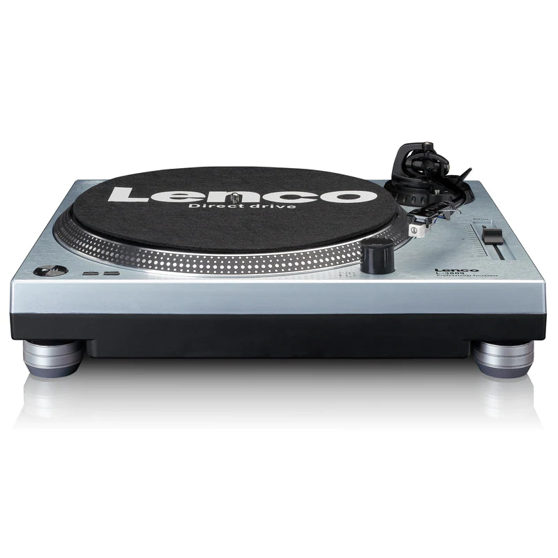 Lenco L-3809 Turntable, Metallic
