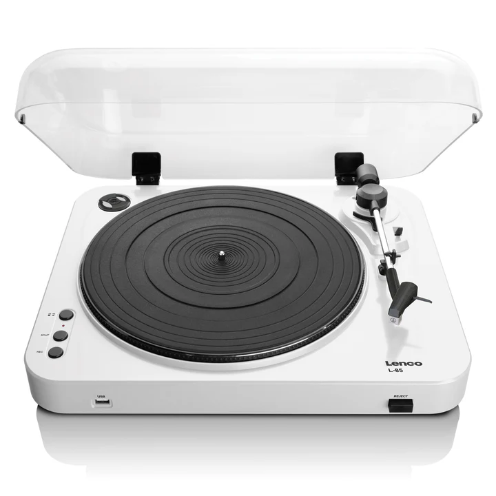 Lenco L-85 Turntable (White)