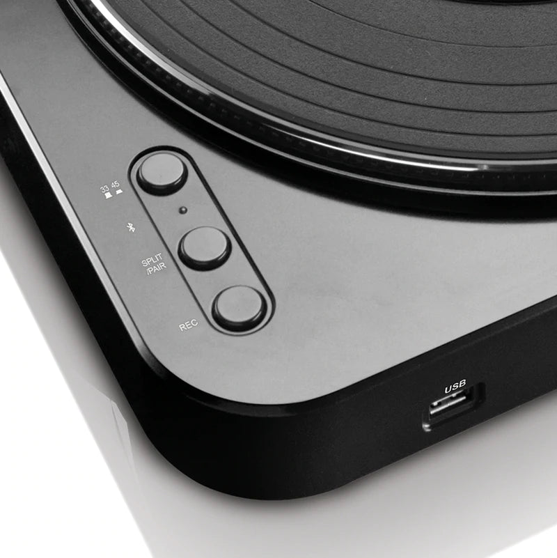 Lenco LBT-120 Bluetooth Tocadiscos (Negro)