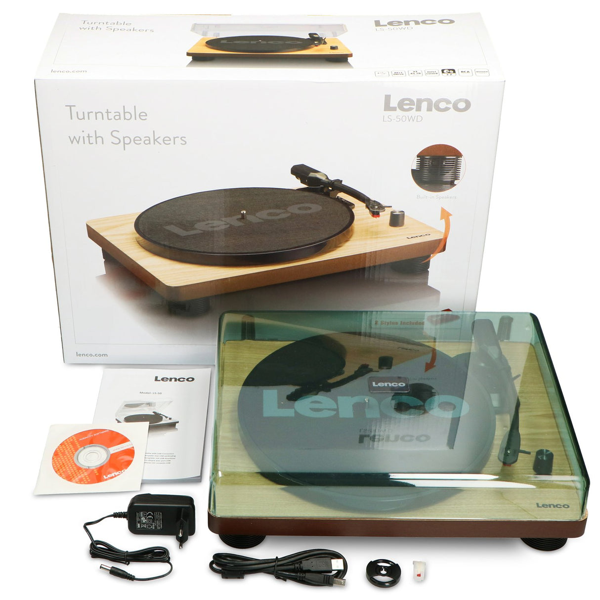 Lenco LS-50 Turntable (Wood)