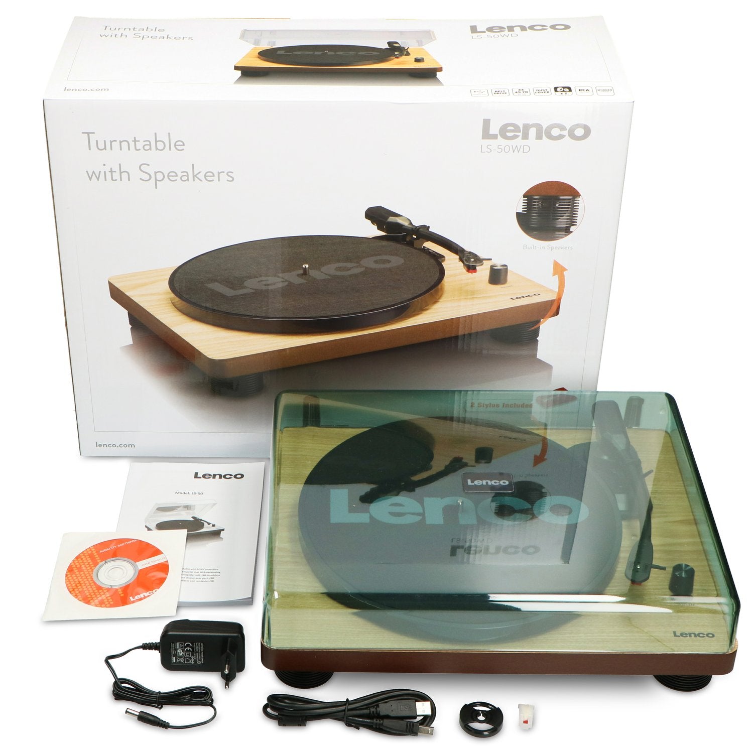 Lenco LS-50 Turntable (Wood)