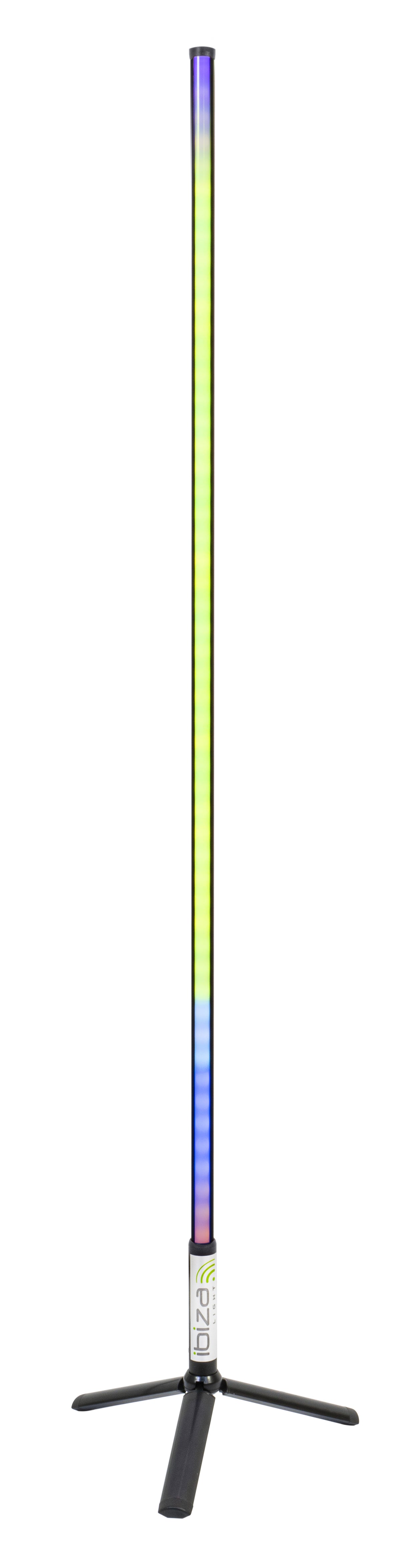 Ibiza Magic Color Stick RGB Floor Light (Black)