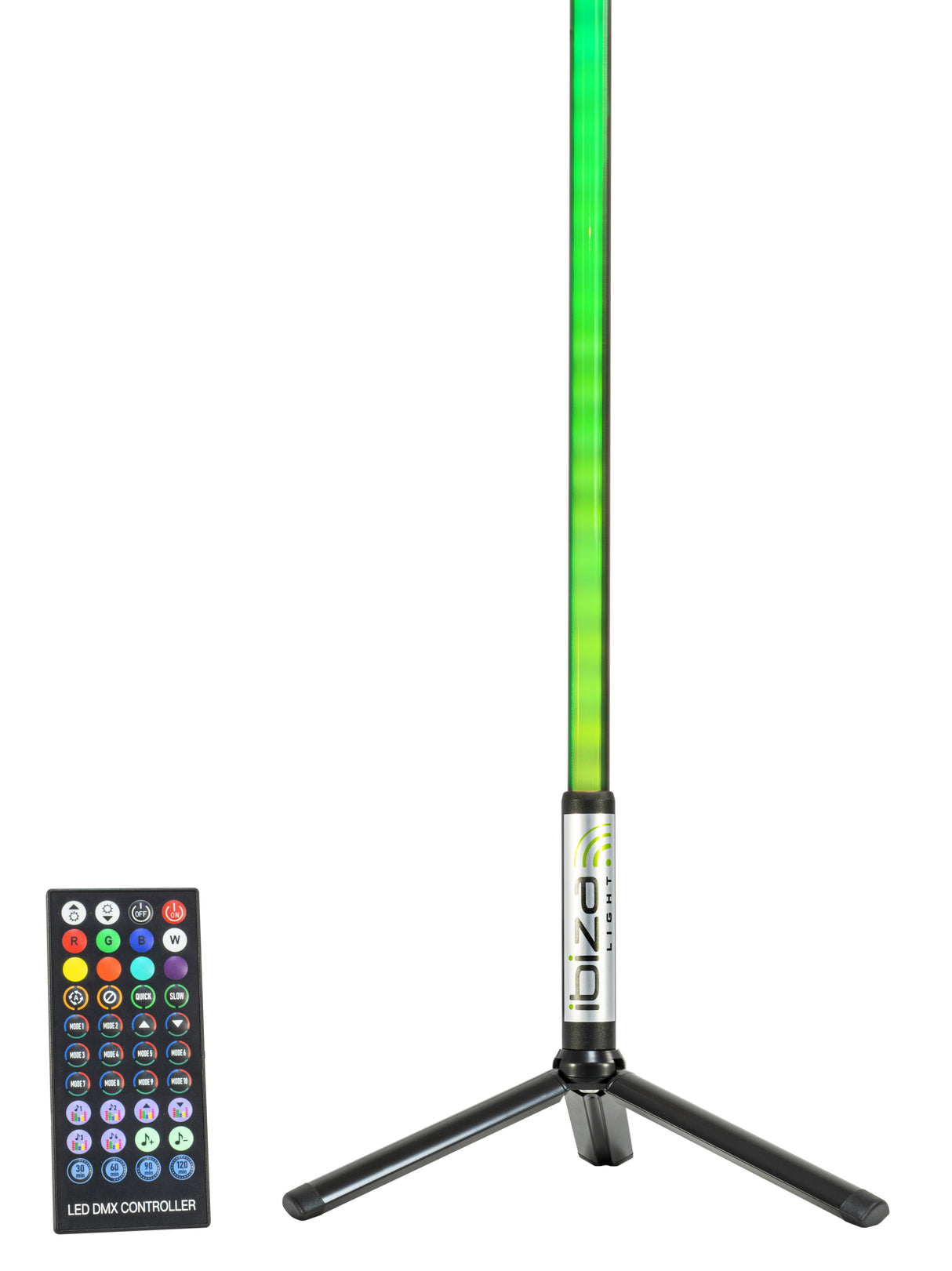 Ibiza Magic Color Stick RGB Floor Light (Black)
