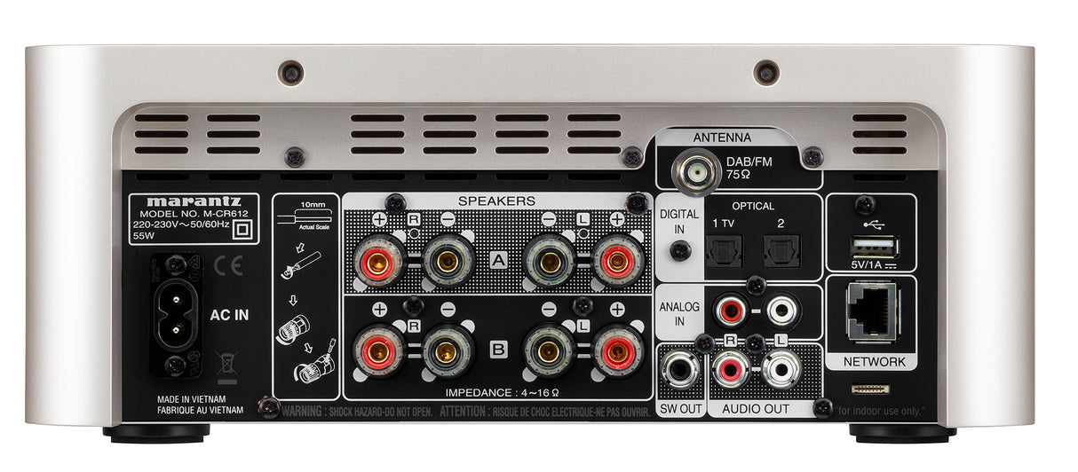 Marantz Melody X M-CR612 Sistema Minianlæg (Plata)