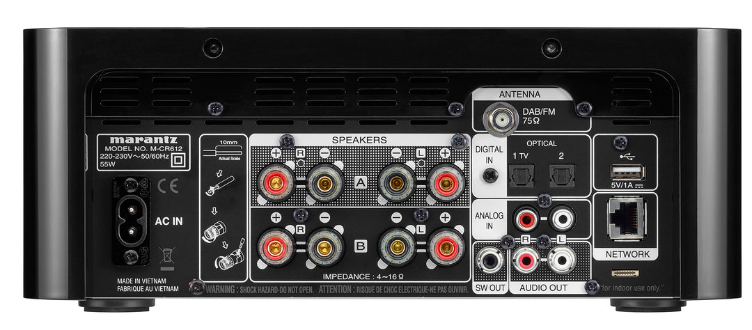 Marantz Melody X M-CR612 Minianlæg (Negro)