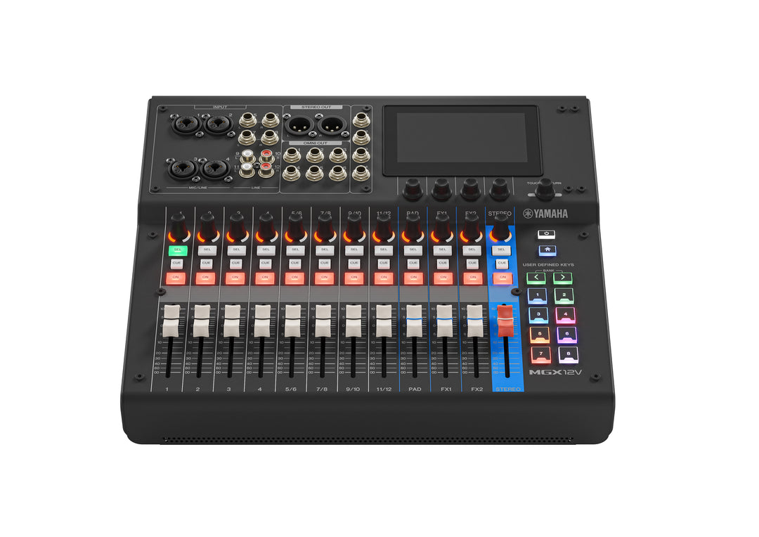 Yamaha MGX12V Consola de mezclas digital (Negro) - Video Version