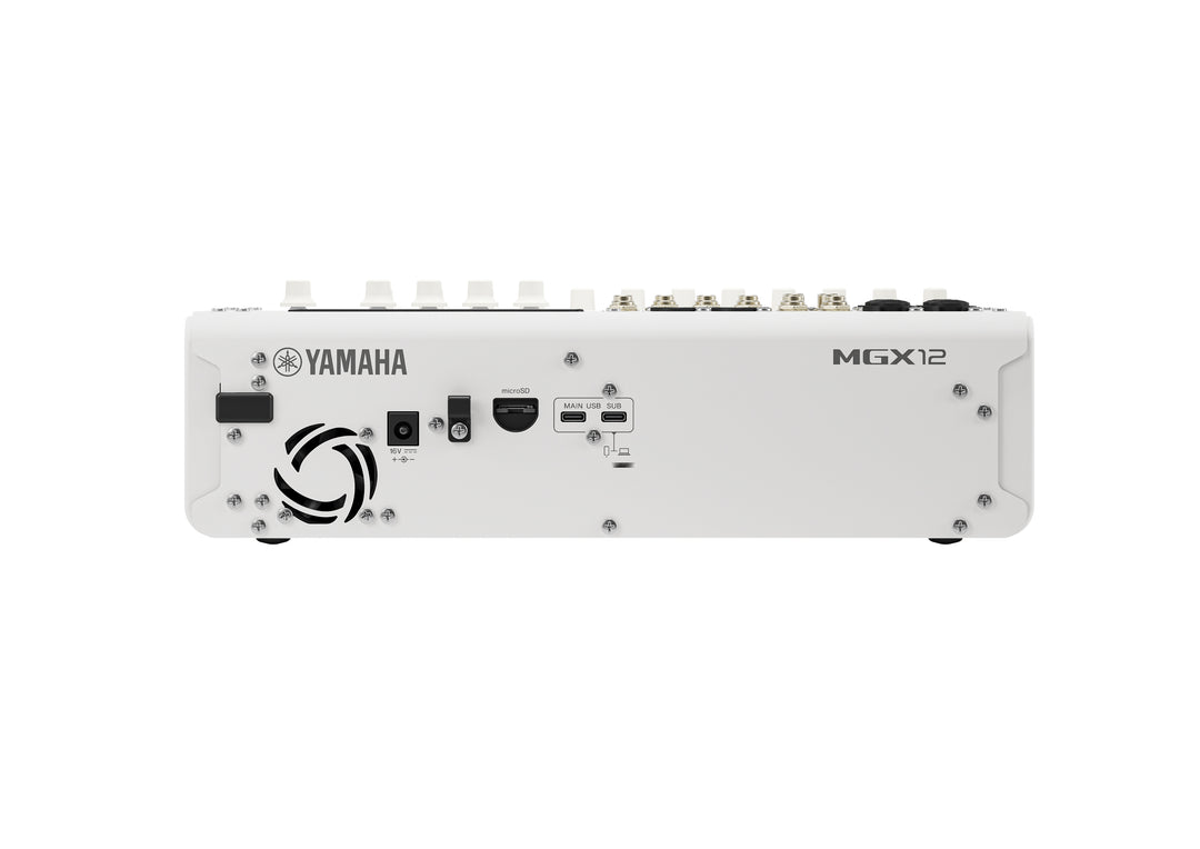 Consola de mezcla digital Yamaha MGX12 (Blanco)