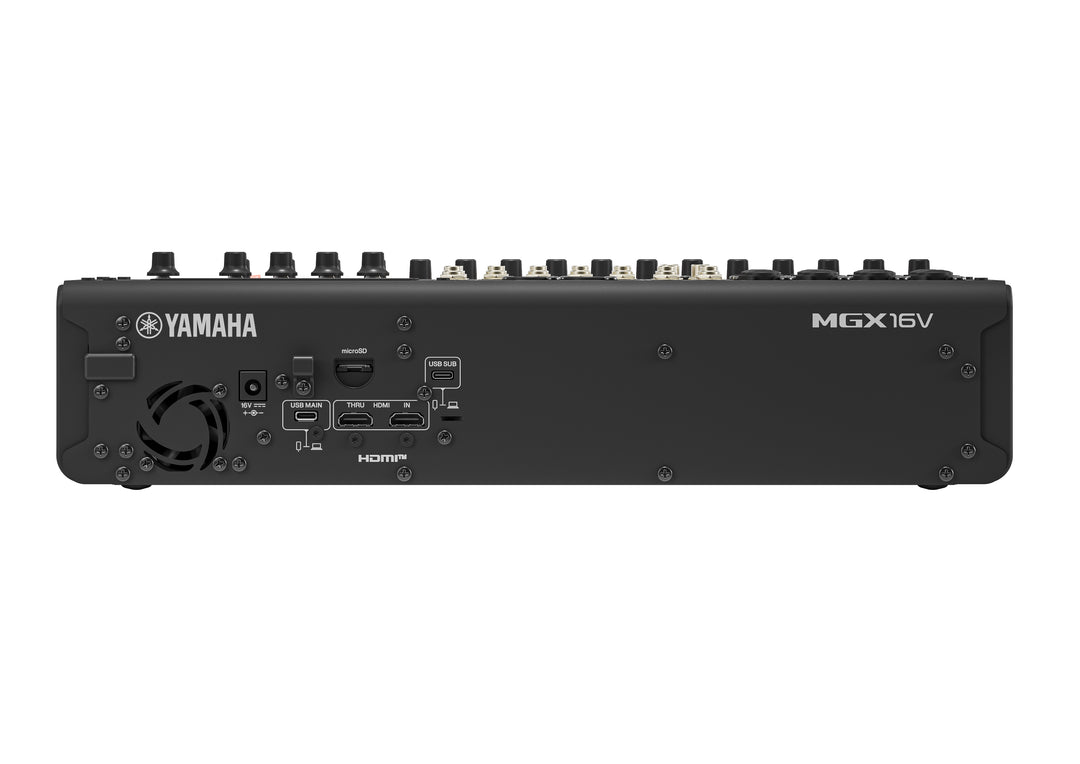 Yamaha MGX16V Consola de mezcla digital (Negra) - Versión de vídeo