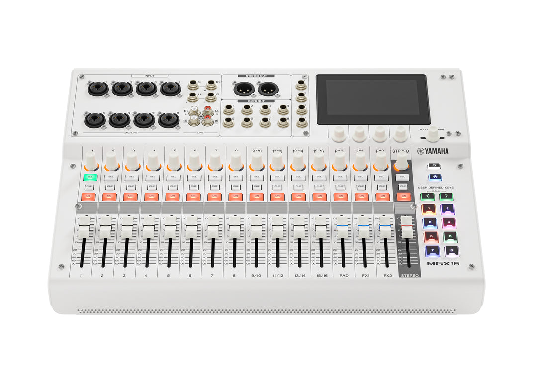 Yamaha MGX16 Consola de mezcla digital (Blanco)