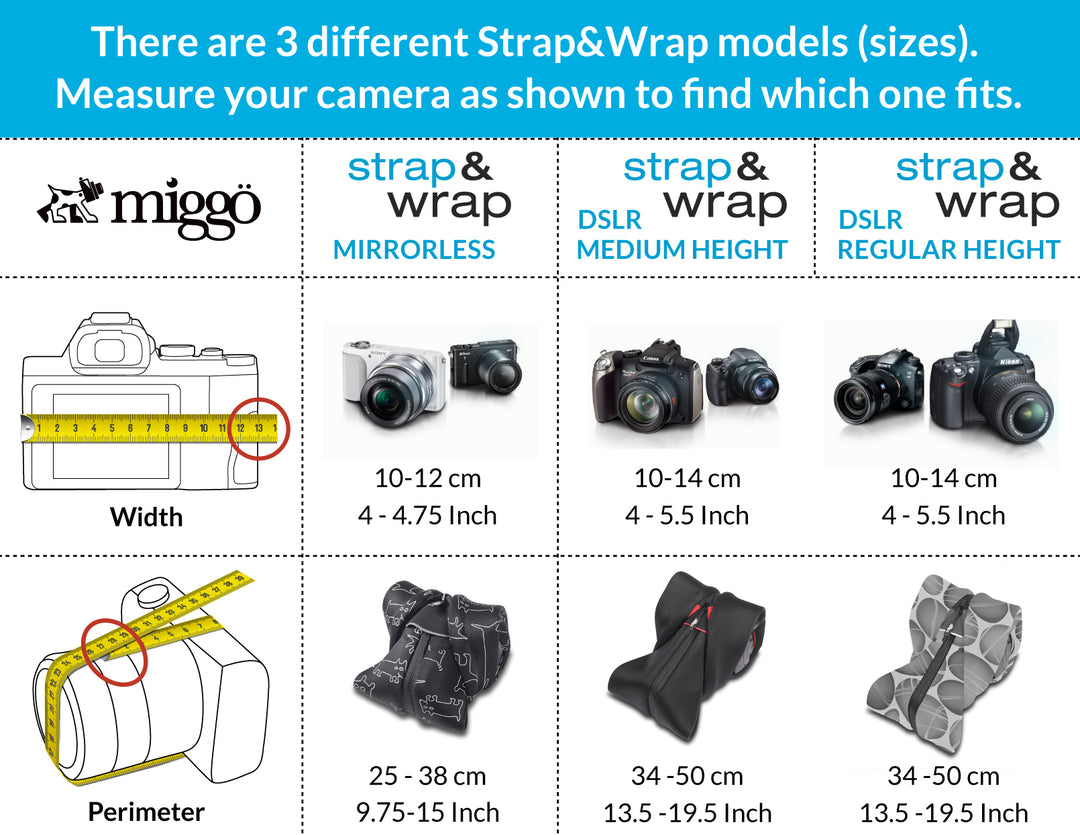 MyMiggo Padded Camera Strap and Wrap for CSC
