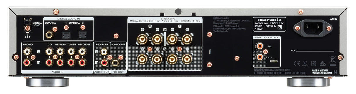 Marantz PM6007 Amplificador HI-FI (Plata, 2x45W)