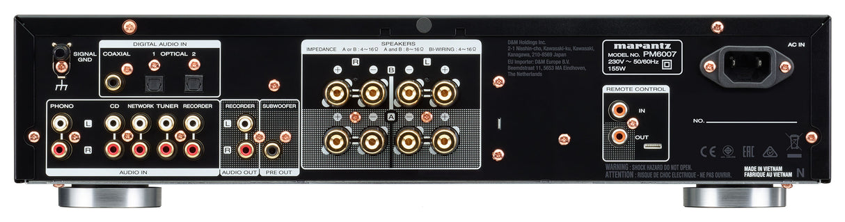 Marantz PM6007 Amplificador HI-FI (Negro, 2x45W)