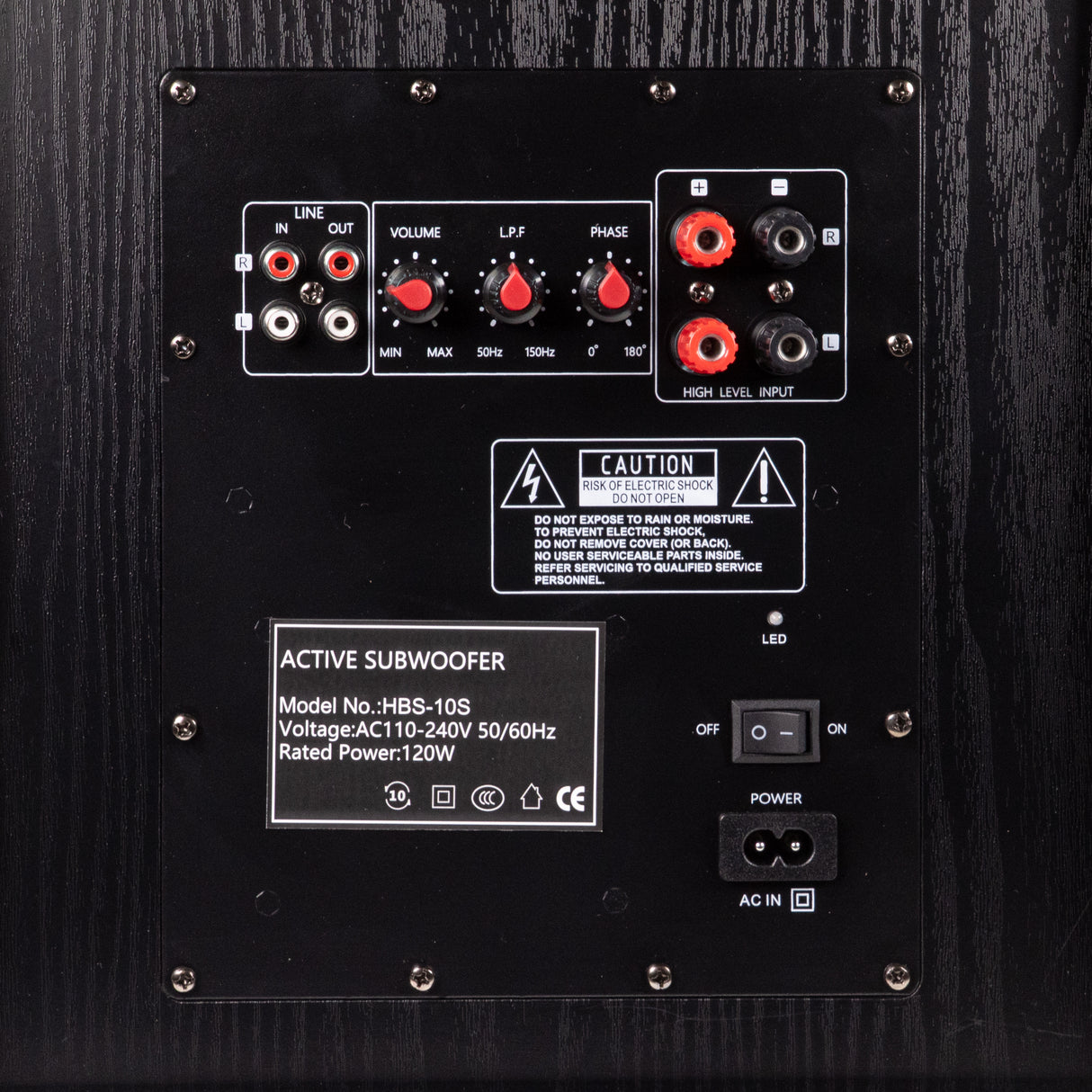 SoundMate HBS-10S 10" Subwoofer Activo