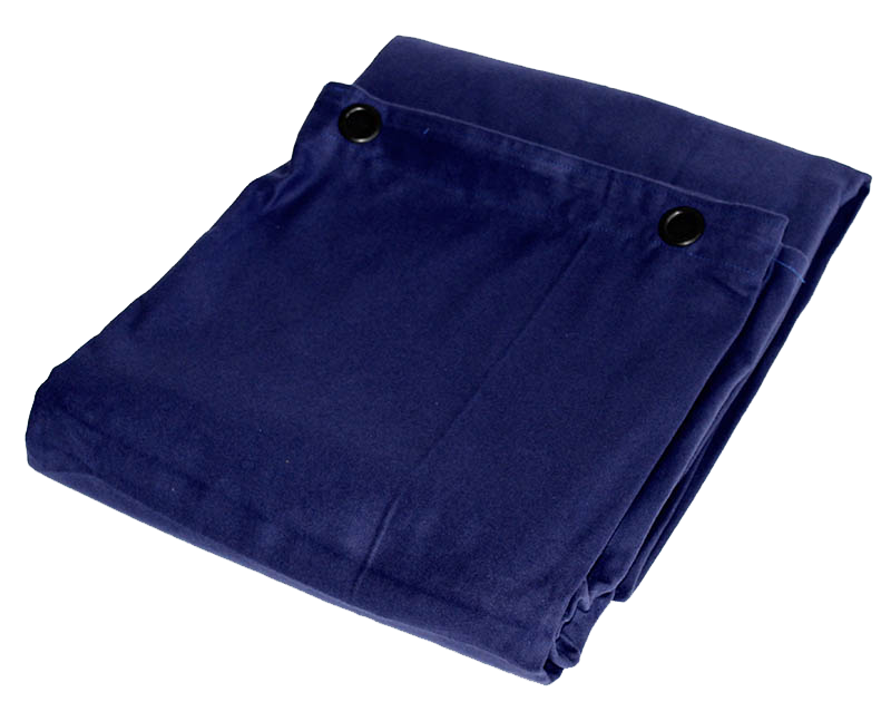 Molton Bagtæppe m. Øjer (Azul)