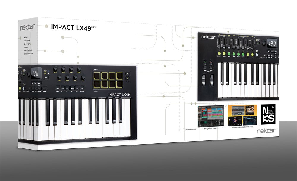 Nektar Impact LX49mk3 teclados MIDI
