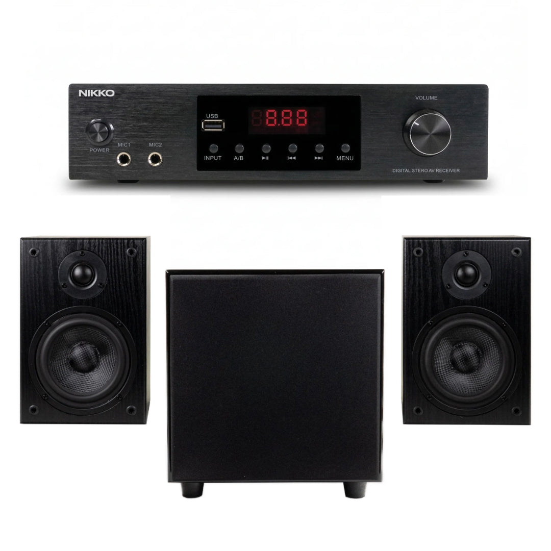Sistema HiFi y amplificador Nikko Active