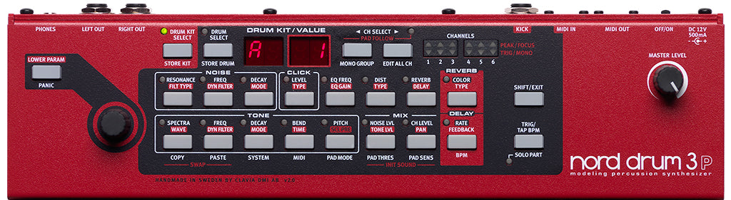 Nord Drum 3P Sintetizador de Percusión Modeling