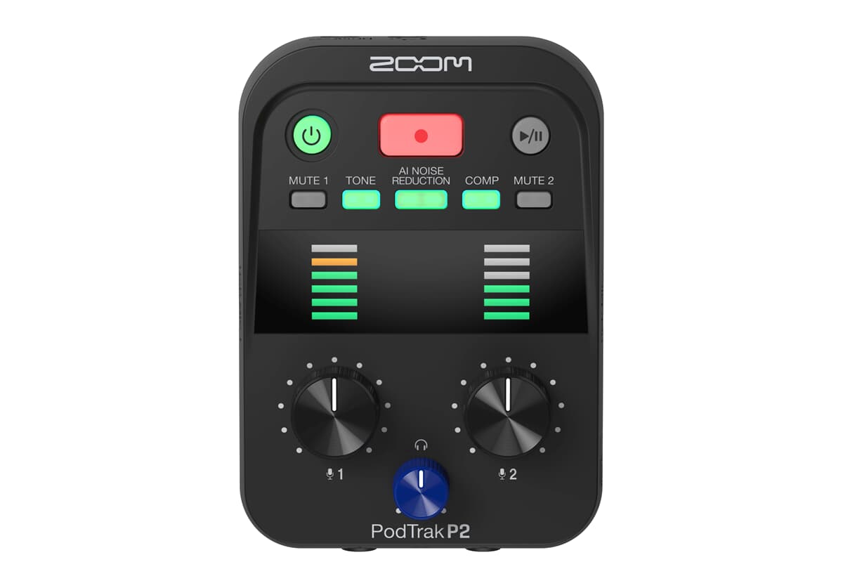 Zoom P2 PodTrak Mezclador de Podcast
