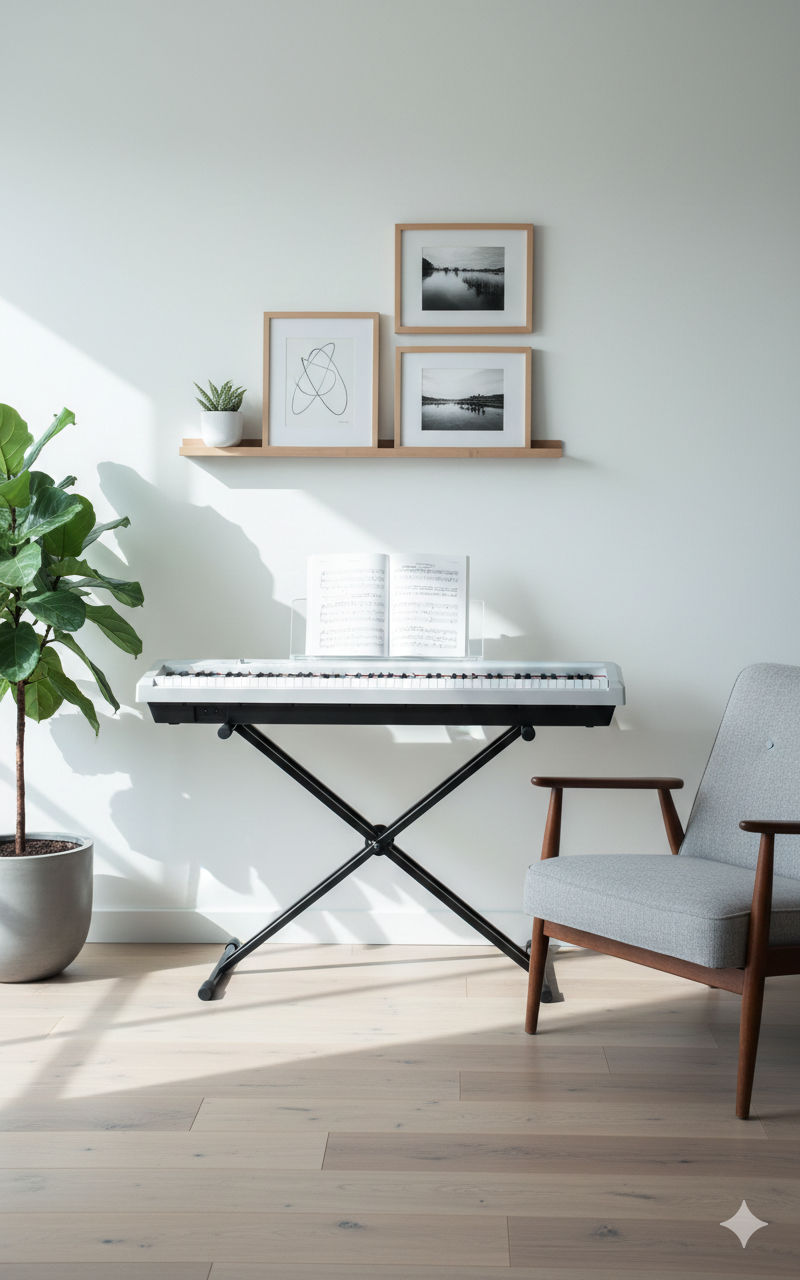 Grooveland P450 El Piano (Hvid)