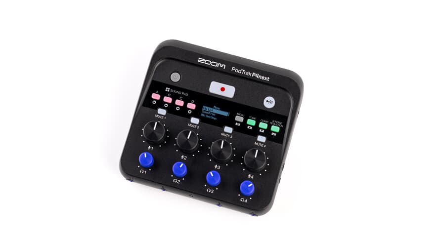Zoom P4 PodTrak P4next Grabadora de Podcast