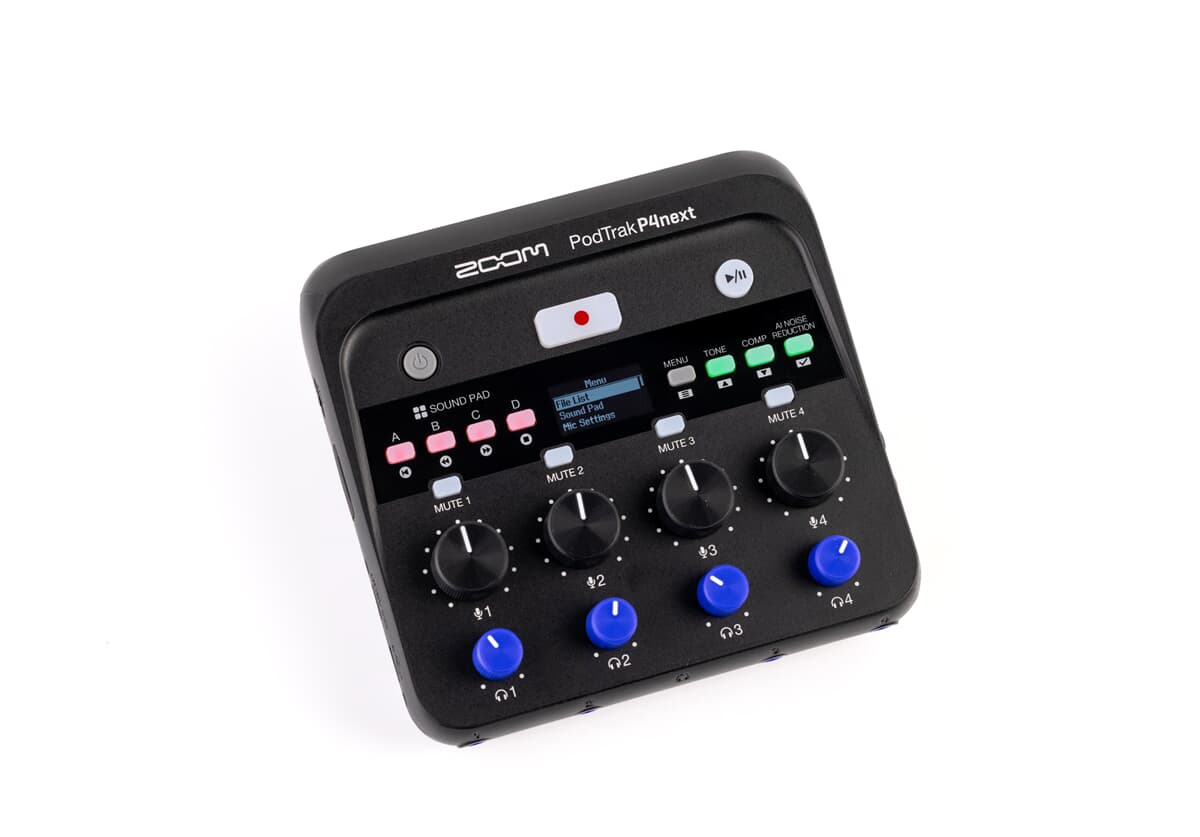 Zoom P4 PodTrak P4next Grabadora de Podcast