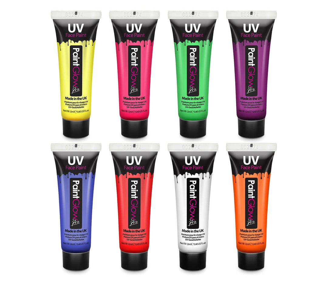 Pintura UV para Rostro y Cuerpo (12ml)
