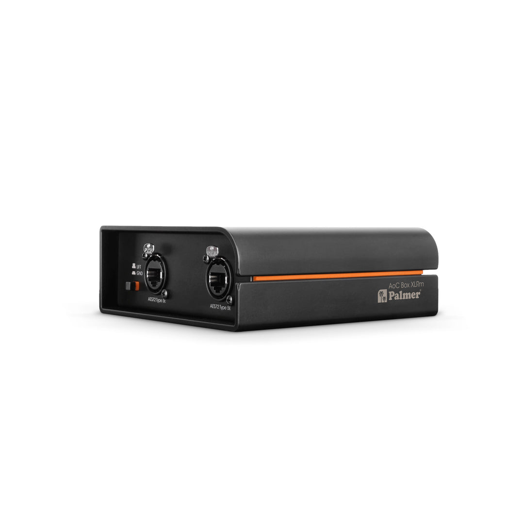 Palmer AoC Box XLRm - Caja Audio over Cat de etherCON a 4 x XLR macho