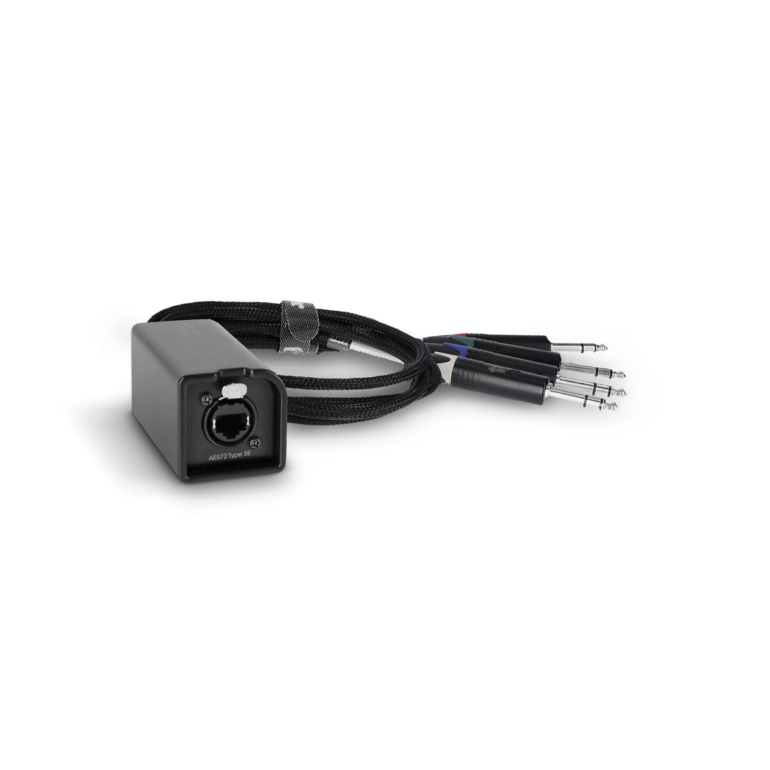 Palmer AoC Loom TRSm - Juego de cables de audio over Cat de etherCON a 4 x jack TRS de 6,3 mm
