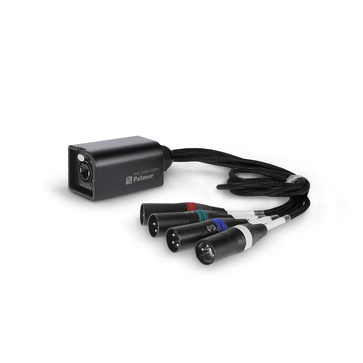 Palmer AoC Loom XLRm - Cable Audio over Cat de etherCON a 4 x XLR macho