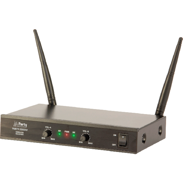 Ibiza Wireless Microphone System (2 channels)