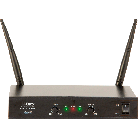 Ibiza Wireless Microphone System (2 channels)