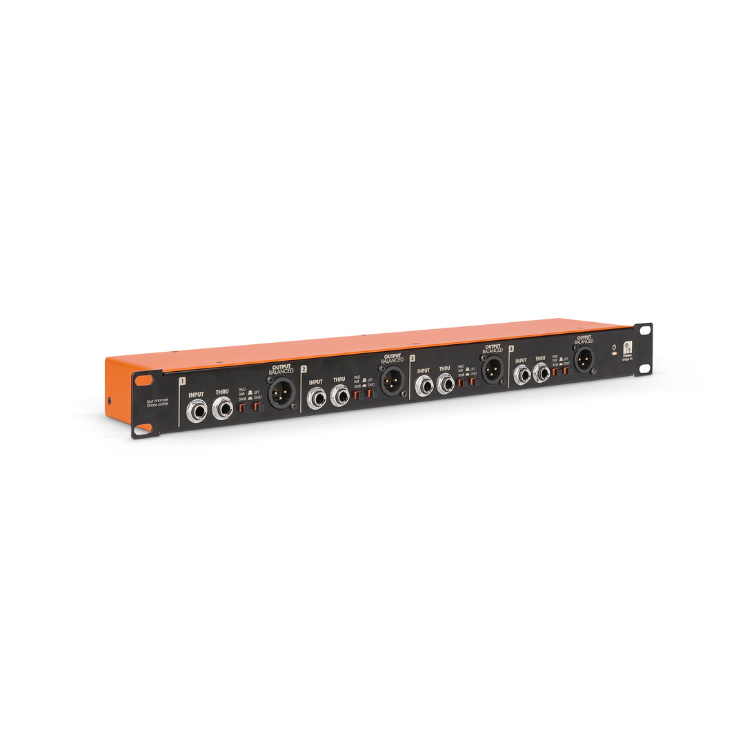 Palmer BRIDGE 4A - 19" caja DI, 4 canales, activa